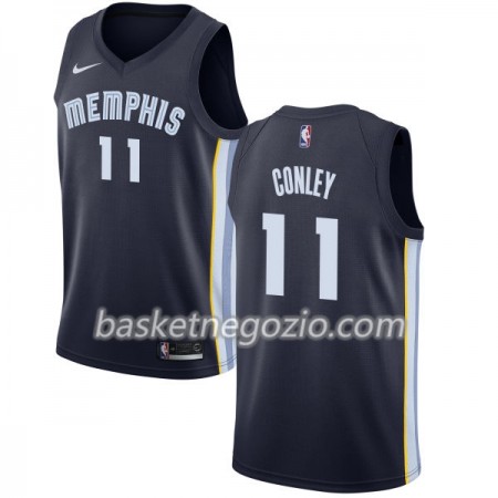 Canotte Uomo Memphis Grizzlies Mike Conley 11 Nike 2017-18 Navy Swingman